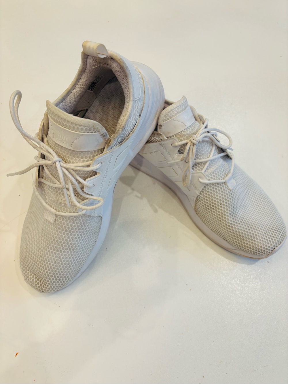 adidas Neutral Cream Mesh Running Sneakers size 11.5 - Picture 7 of 10
